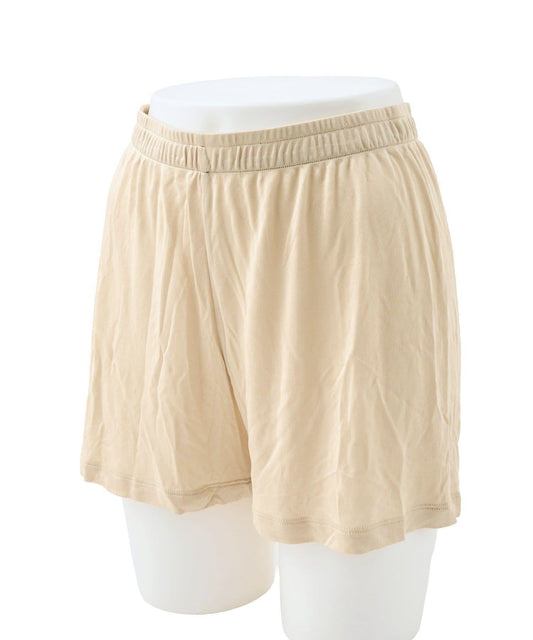 Silk Blend Cut & Sew Shorts