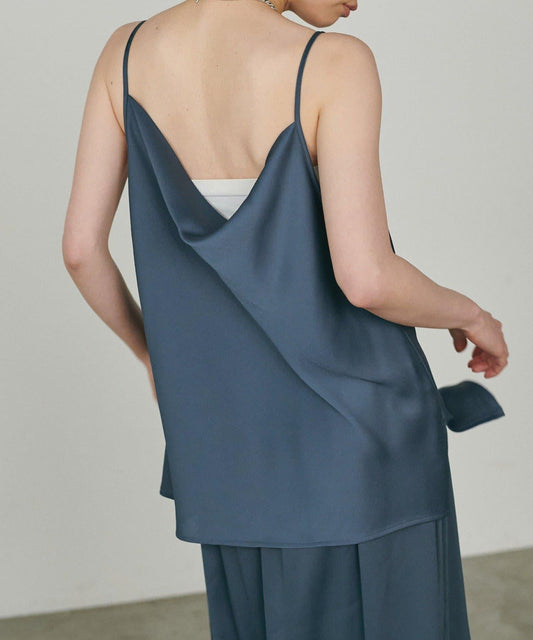 [LARUTA] Satin Drape 2-Way Cami