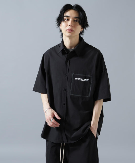 【WEB&DEPOT Limited】WHITELAND/WHITELAND/LOGO P-TECK S/S SHIRTS