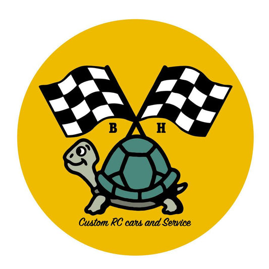 Turtle Checker Round Sticker