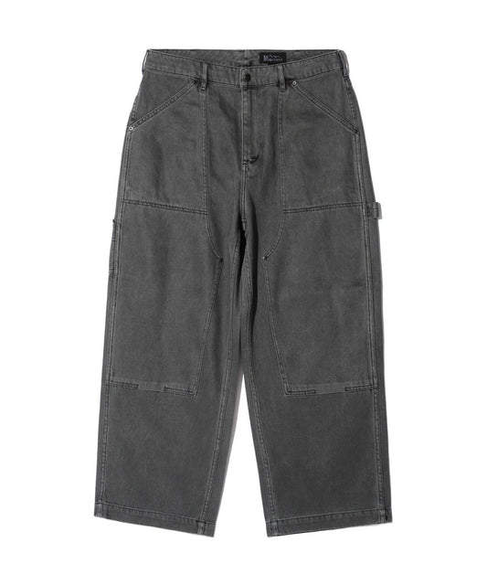 MANASTASH HEMP WASHED DOUBLE KNEE PANTS
