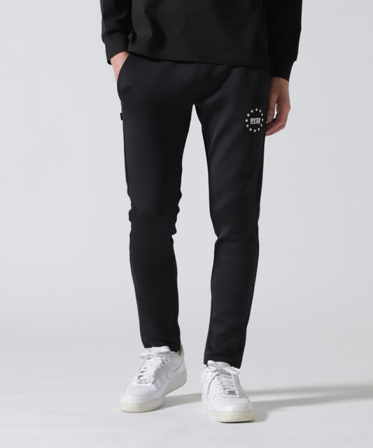SY32 by SWEET YEARS DOUBLE KNIT GOTHIC LOGO PANTS