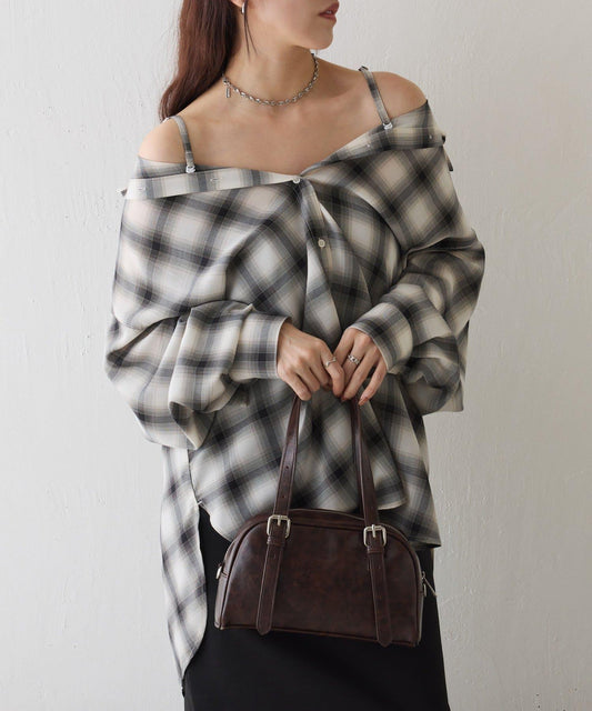 Check 2-Way Shirt