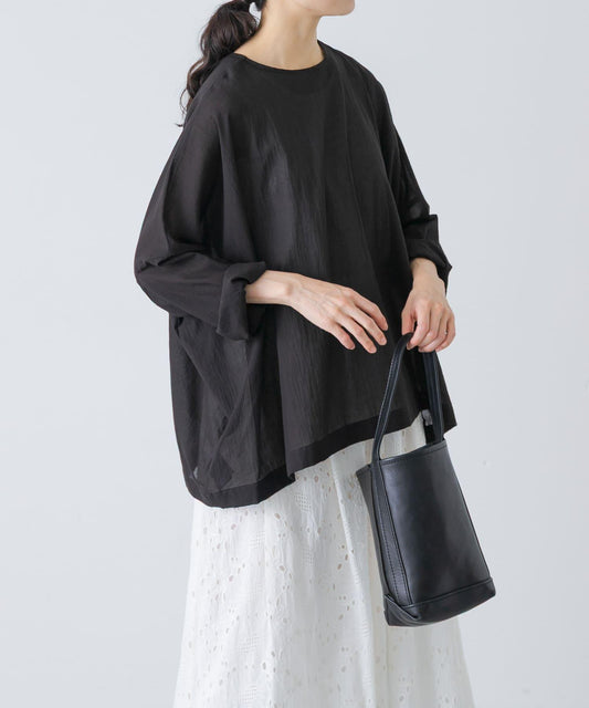 Cotton Voile 2-Way Wide Pullover