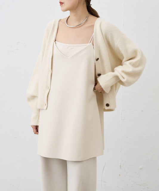 【SHENERY】Leather Tunic Camisole