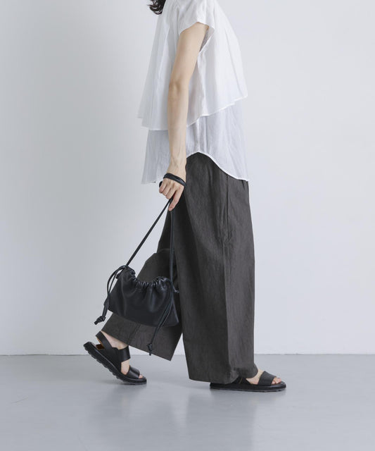 Cotton 2-Tuck Pants
