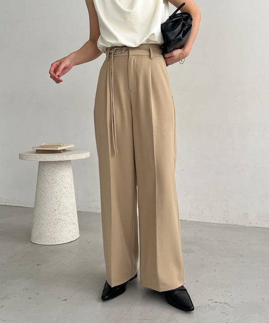 [Size Available] Nuance Belt Slacks Pants