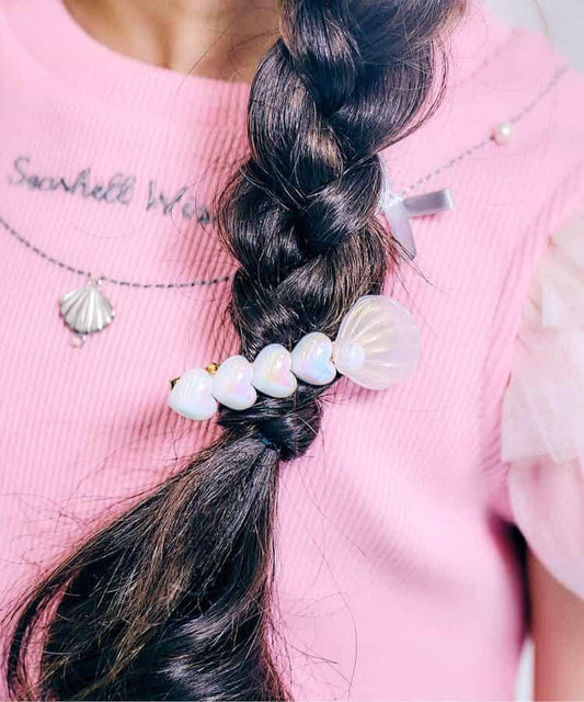 Shell Pearl Hair Clip