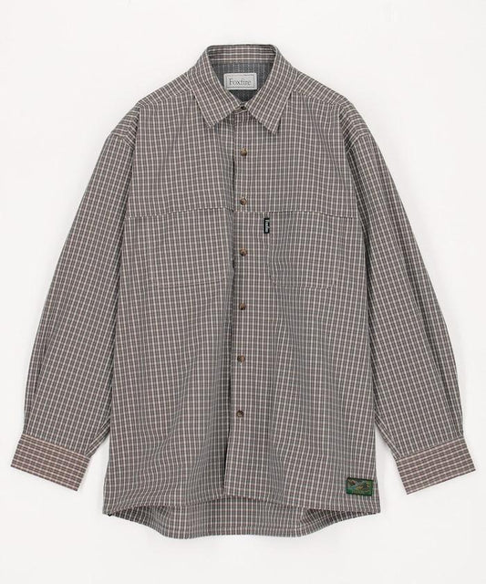 Collaboration Fisherman's Pocket Long-Sleeve Drawstring Shirt