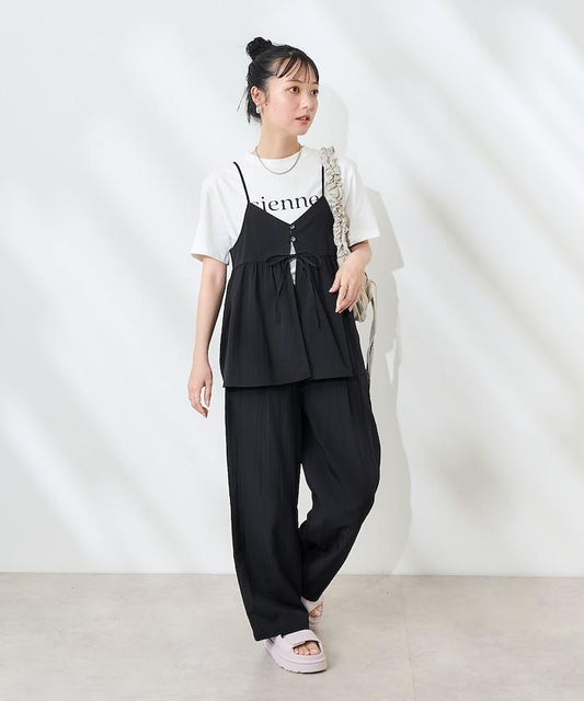 SUMMERCOOL Camisole Setup with Ribbon / Heat-Sensitive and Quick-Drying