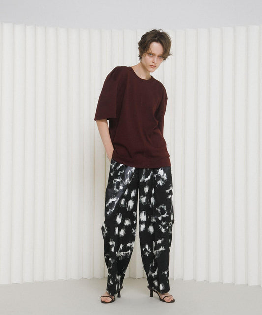 Black Flower Pants