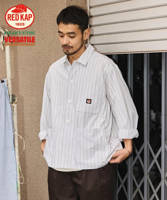 RED KAP × FREAK'S STORE Exclusive Stripe Work Shirt Coverall