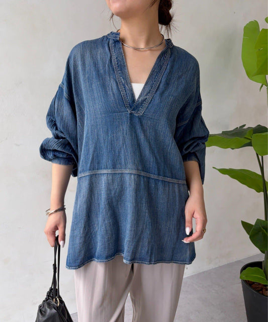 Sheer Denim Tunic (Featured on 8/15 Instagram Live)