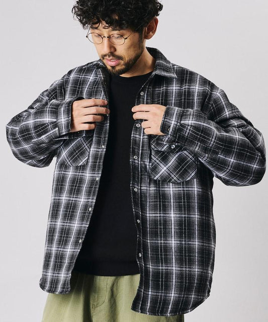 Quilting Check Shirt Jacket [Limited Distribution]