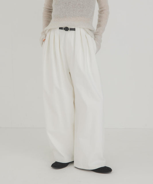 Belt Set Tuck Pants
