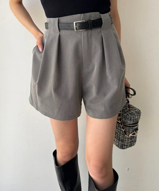 [one after another] Belted Short Pants