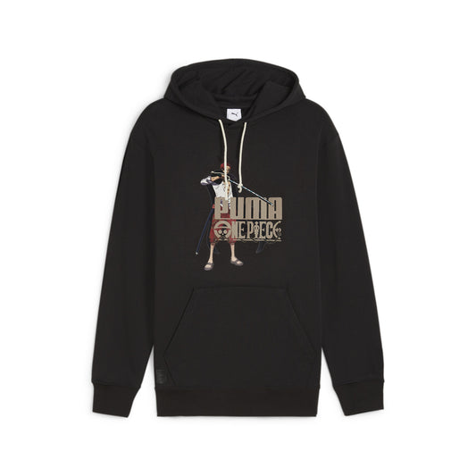PUMA x ONE PIECE_L Size Graphic Hoodie / [Shanks] / PUMA BLACK