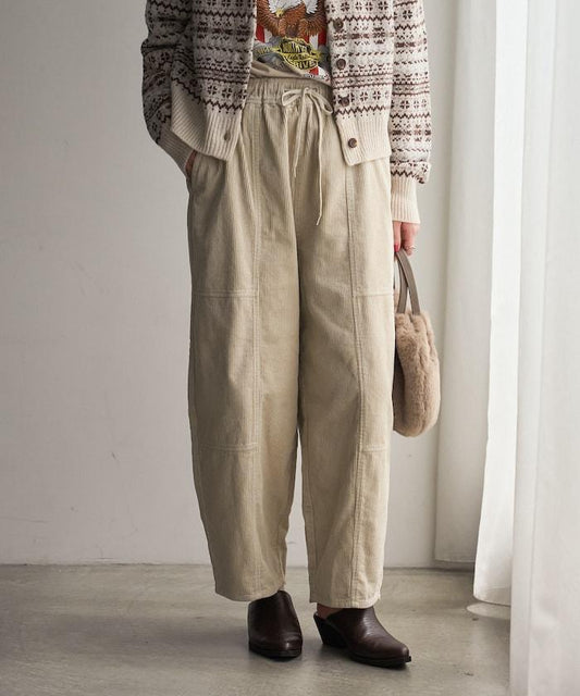 Corduroy Balloon Pants