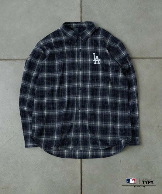 MLB Collaboration Embroidered Check Shirt