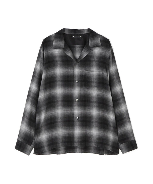 MINEDENIM T.Rayon Ombre Open Collar Shirt