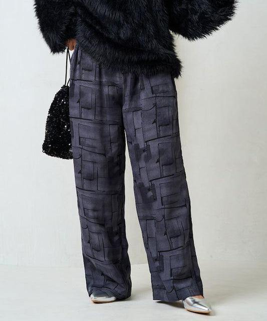 Art Pattern Loose Pants [Limited Distribution]