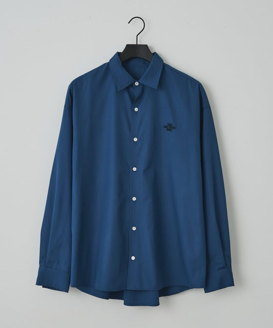 Logo Embroidered Long Sleeve Shirt
