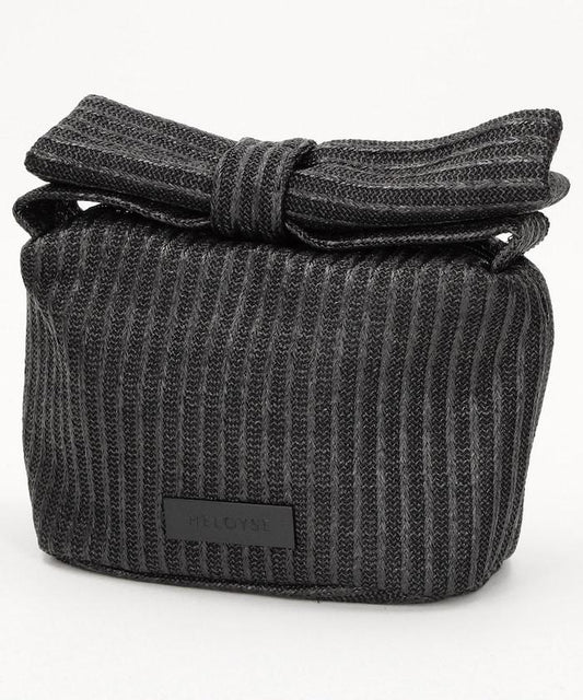 ribbon pouch raffia