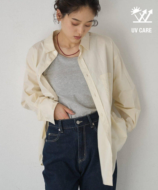 UV Cut Boyfriend Shirt