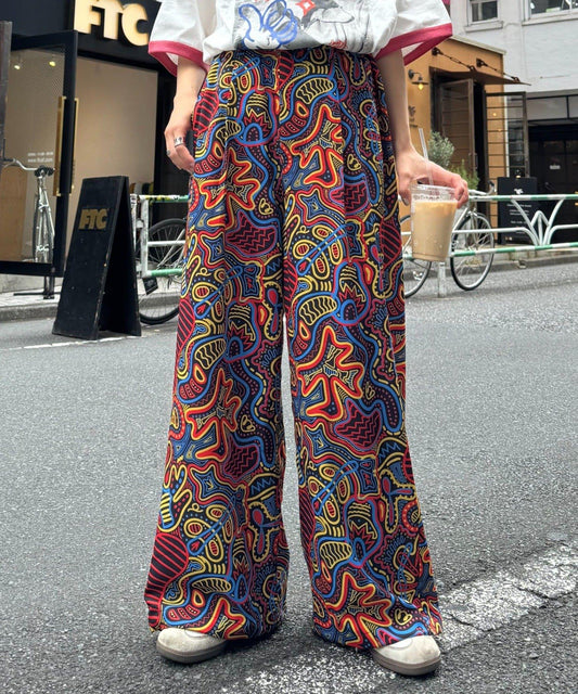 [SOUNDS GOOOOD] Psychedelic Pattern Long Pants