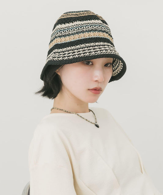 Multi-color Border Hat