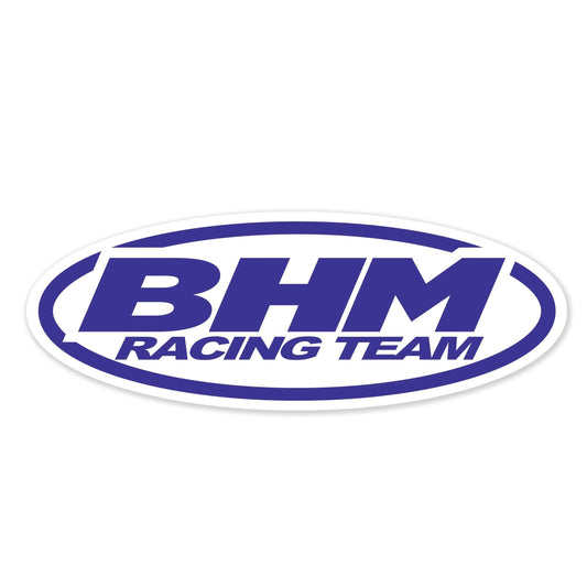 BHM RACING Circle Sticker [Blue]