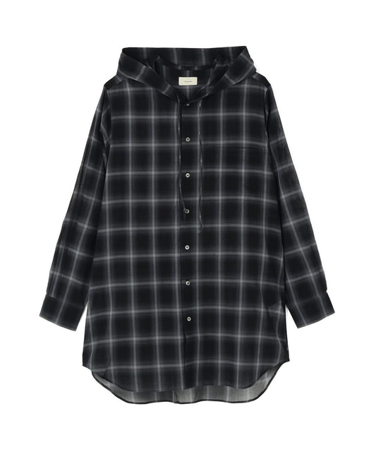 Toironier/Sheer Hooded Shirts