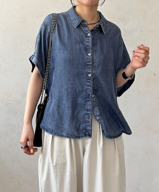 Denim Half Sleeve Shirt