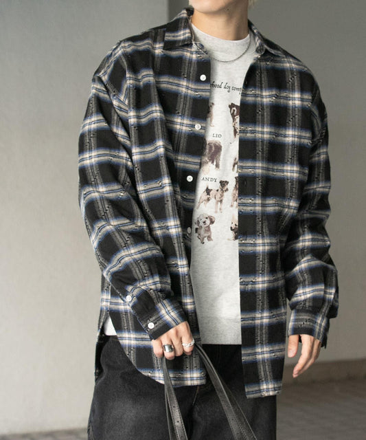 Damage Check Loose Shirt