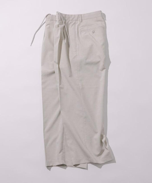 Reflax Functional Material Wide Silhouette Easy Slacks Pants [Setup Available]