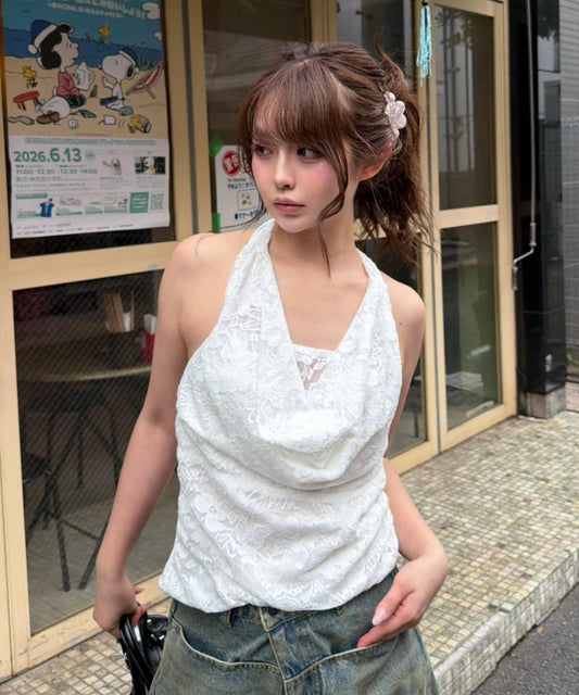 [RAY CASSIN] Halter Tight Top