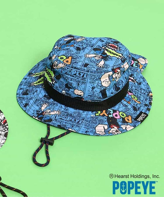 Outlet Sale [Popeye(TM) Collab] All-Over Comic Print Outdoor Hat
