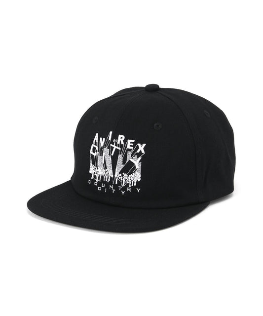 《AVIREX × CITY COUNTRY CITY》EMB 6PANEL CAP