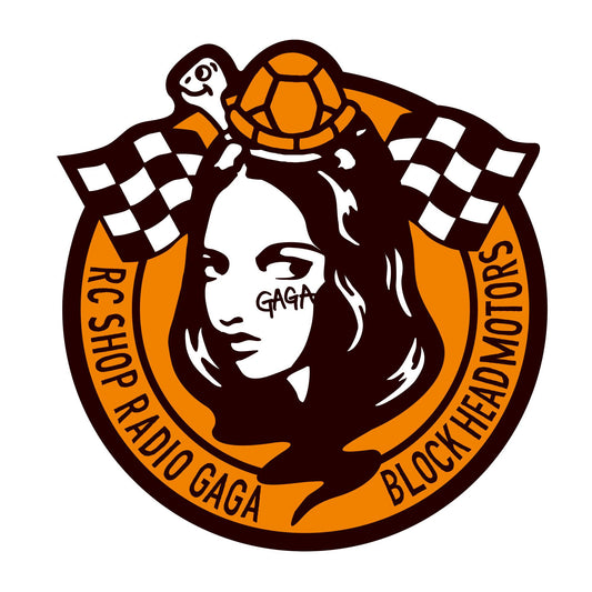 Radio GAGA x BLOCKHEAD MOTORS Collaboration Sticker
