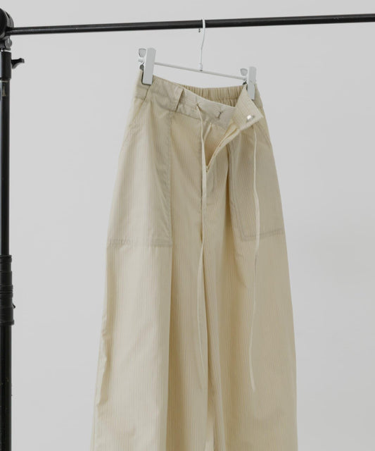 Stripe Tuck Pants