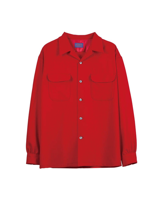 Bishu-produced Wool Open Collar Shirt