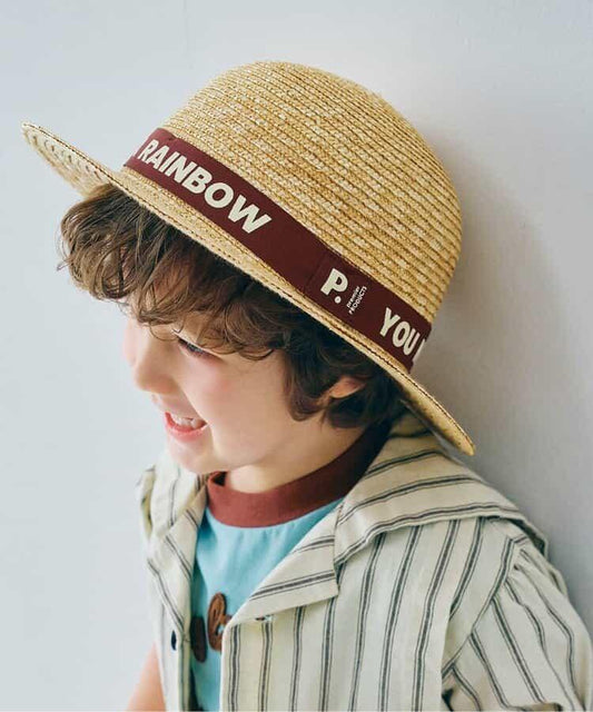 Logo Ribbon Straw Hat