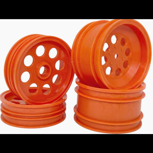 JC RACING PRODUCTS Wild One, Fox 2WD Wheel Set (4pc) (Orange) JC-0058-O