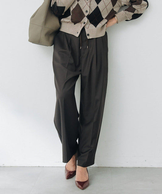 Wool-like Easy Pants