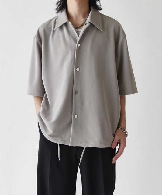 Cord Pique Short Sleeve Coach Shirt