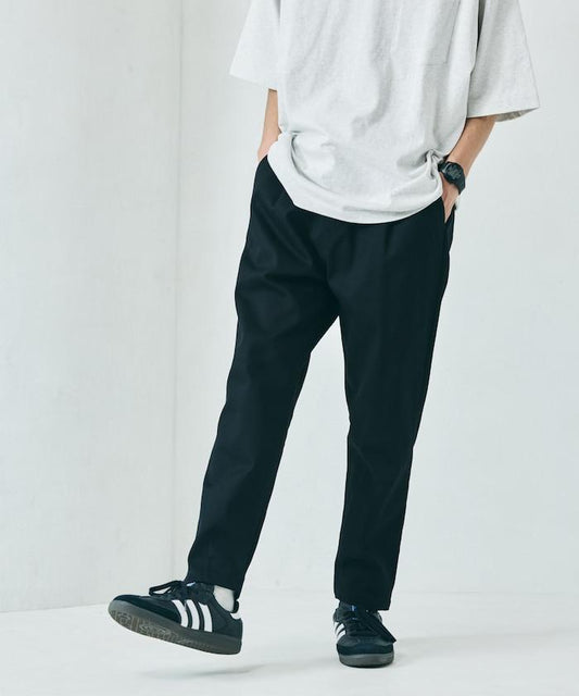 Basic Silhouette Stretch Easy Tapered Pants [Limited Distribution]