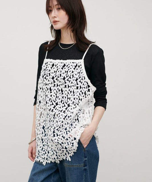 [Web Exclusive] Floral Lace Camisole