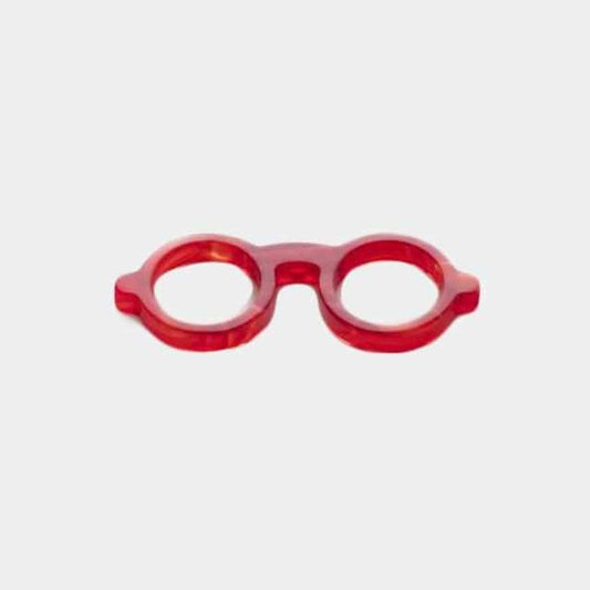 【Pin Badge】Lapel pin / glasses-holder pin badge megane pin (Red) | Sabae eyewear | Takumiichi