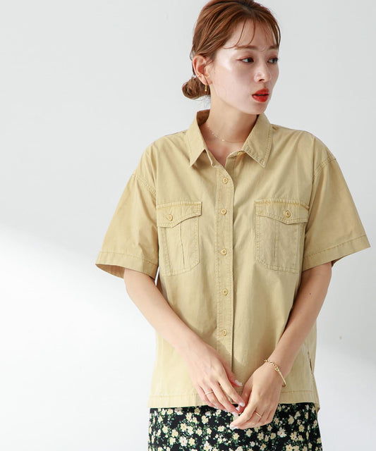 Garment Dye Safari Shirt