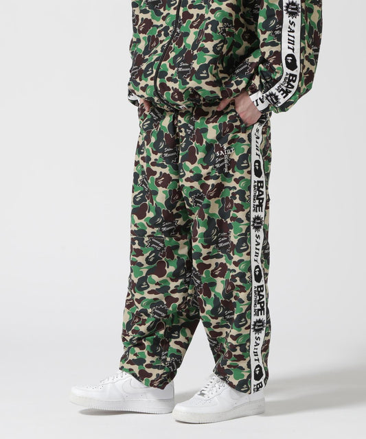 SAINT MICHAEL x A BATHING APE TRACK PANTS